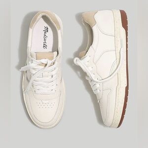 Madewell Court Sneakers in White Leather